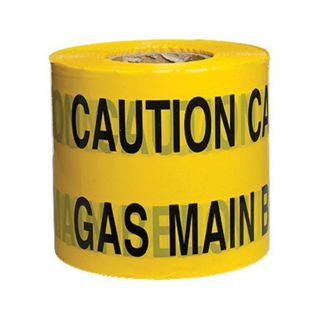 Picture of Underground Warning Tape 150mm x 365m - "Caution Gas Main"
