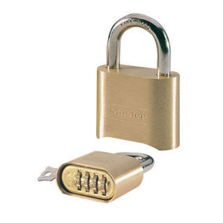 Picture of Masterlock Brass Padlock 50mm Combination 175D