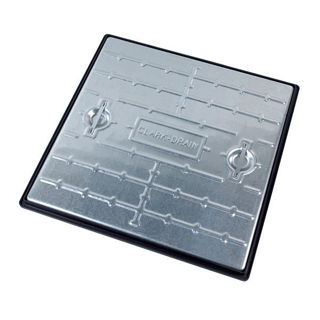 Galvanised Manhole Cover 600 x 600 x 10T