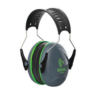 Sonis 1 Ear Defender SNR27 Green Murdock Builders Merchants