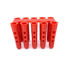 Universal Plastic Plug (Pack of 100) Red Murdock Builders Merchants