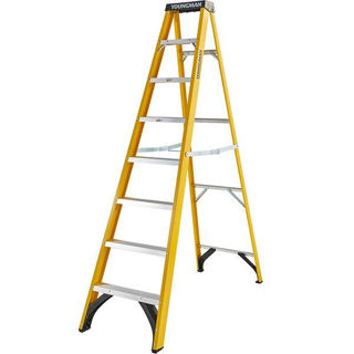 S400 Fibreglass Trade Stepladder 8 Tread Murdock Builders Merchants