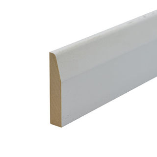 Primed MDF 119 x 18 Bev Rounded 30 x 9mm 5.4m