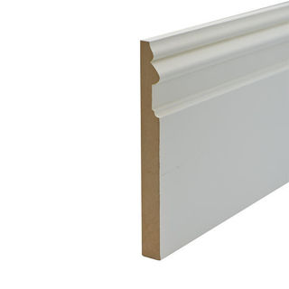 Primed MDF 219 x 22 Victorian Skirting 4.2m