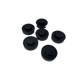 Rawlplug Tex Screw Cover Cap Black