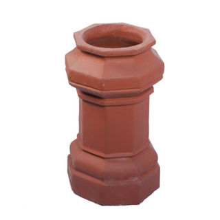 Picture of Chimney Pot Clay 24" Octagon Red (600mm)
