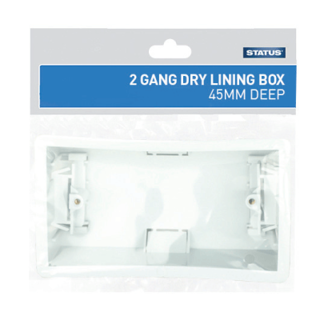 Picture of Status 2 Gang 45mm Dry Lining Box