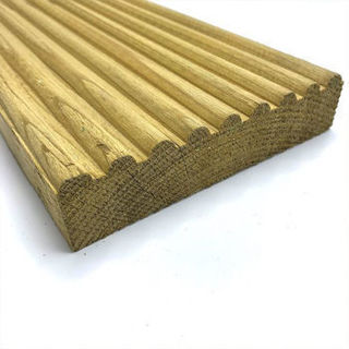 Picture of Timber Decking Treated 144Mm X 32Mm X 4.2M