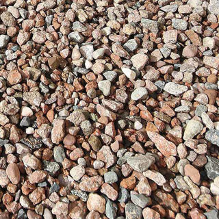 Red River Granite Chippings 25kg Bag Murdock Builders Merchants