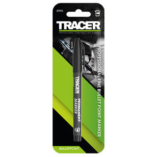 Tracer Permanent Marker - Black Murdock Builders Merchants