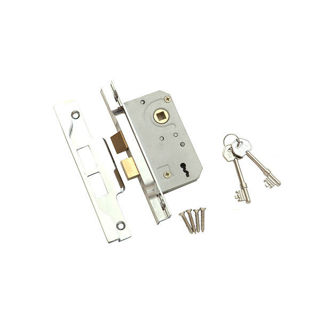 Era Rebated Lock 2.5" Satin Chrome Murdock Builders Merchants