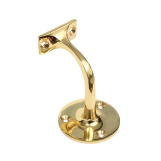 PHX 2 1/2" Brass Handrail Bracket Murdock Builders Merchants