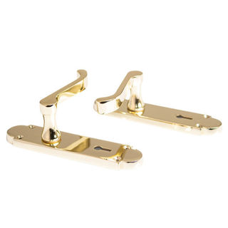 Sonnato Nova Lever on Plate Handles Brass Murdock Builders Merchants