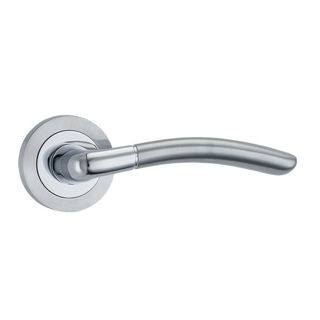 Fortessa Contempo Amalfi Handles Box Set Dual Polished Chrome & Satin Chrome Murdock Builders Merchants