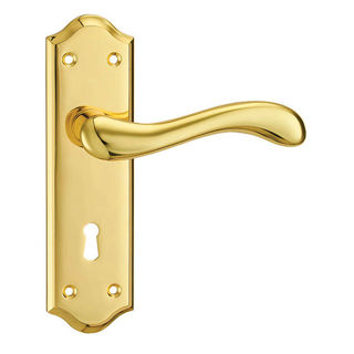 Fortessa Versailles Handles Box Set Polished Brass Murdock Builders Merchants