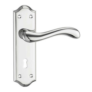 Fortessa Versailles Privacy Handles Box Set Polished Chrome Murdock Builders Merchants