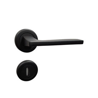 Sonnato Genoa Levers On Rose Handles Matt Black Murdock Builders Merchants