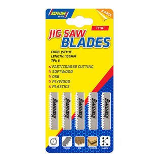 Bosch T111C Blades all Woods (5 Pack) Murdock Builders Merchants