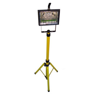 Tala Single Floodlight 220V With Tripod 500W Murdock Builders Merchants